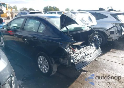 2012 Honda Civic Lx из США, поврежденный, VIN 2HGFB2F57CH307556